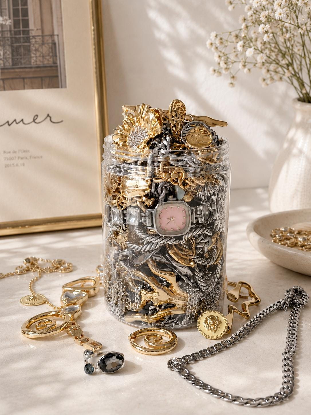 Vintage jewelry jar - Etsy 日本