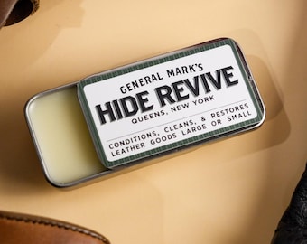 Hide Revive Natural Leather Conditioner: Restores and Protects, Handcrafted