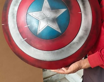 24" Superhero Edition Metal Shield – High-Detail Replica for Cosplay & Display