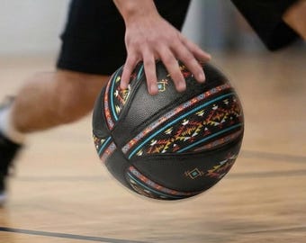 Southwest Basketball 75 cm - Zusammengesetztes Leder Größe 7 Sport-Fan-Geschenk für Ihn