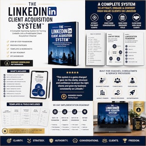 LinkedIn Client Acquisition System™ | Complete Client Generation Playbook for Coaches & Consultants