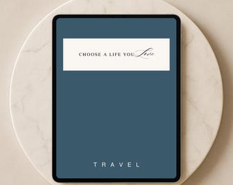 Cita a ciegas con un diario de viaje (descarga digital) / Reflexión con preguntas guiadas sobre viajes / Regalo instantáneo para ella / Aventura y autodescubrimiento