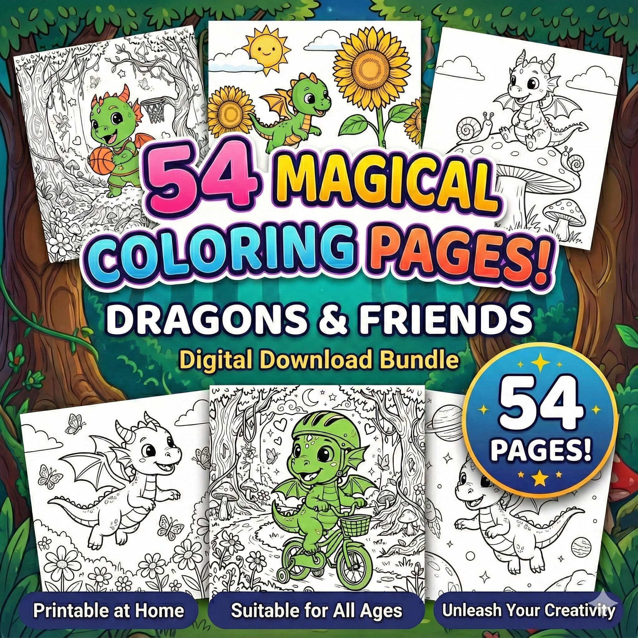 Kleurplaat draak - Etsy België, image size:2048x2048