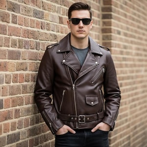 Unisex Biker Leather Jacket Sewing Pattern- Lace Side Jacket. PDF- (XS–3XL).