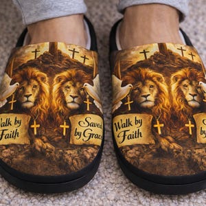 Zapatillas de casa cristianas