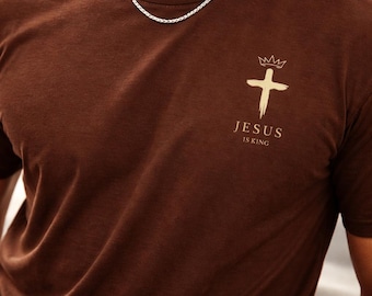 Jesus Is King Christian T-Shirt | Minimal Faith Streetwear Tee