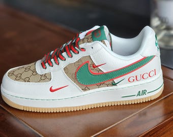 The custom Air Force 1 is a luxury streetwear mix-and-match style