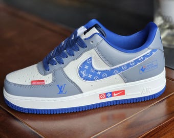 Air Force 1 personnalisée, une pièce classique mêlant marques streetwear et marques de luxe