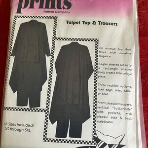 P A W Prints Taipel Top & Trousers Pattern Sizes XS - 5XL