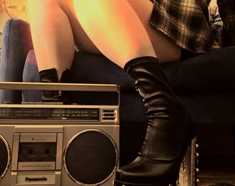 Radio Ga Ga Print (12x13 in)