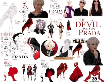 Devil Wears Prada 2 Png Bundle, You r Not Going To Paris, Miranda Priestly Png, Devil Wears Prada Shirt Designs, For Cricut, Silhouette