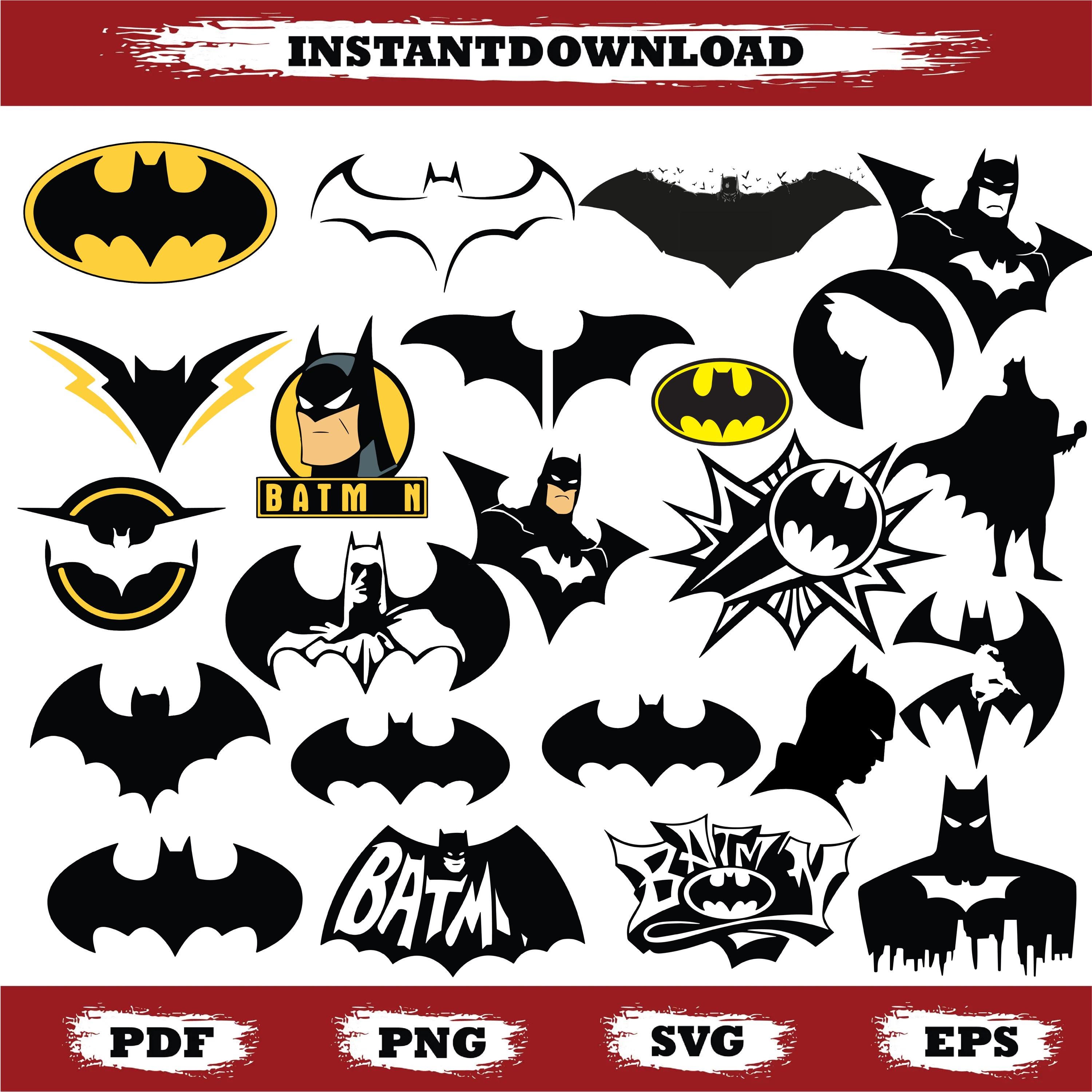All Different Batman Logos