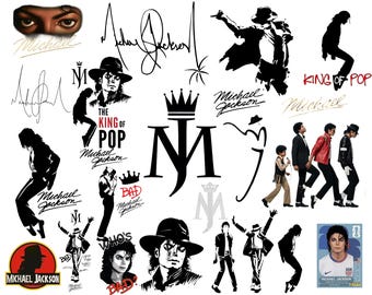 Michael Jackson Inspired PNG SVG, King of Pop Design, Music Legend