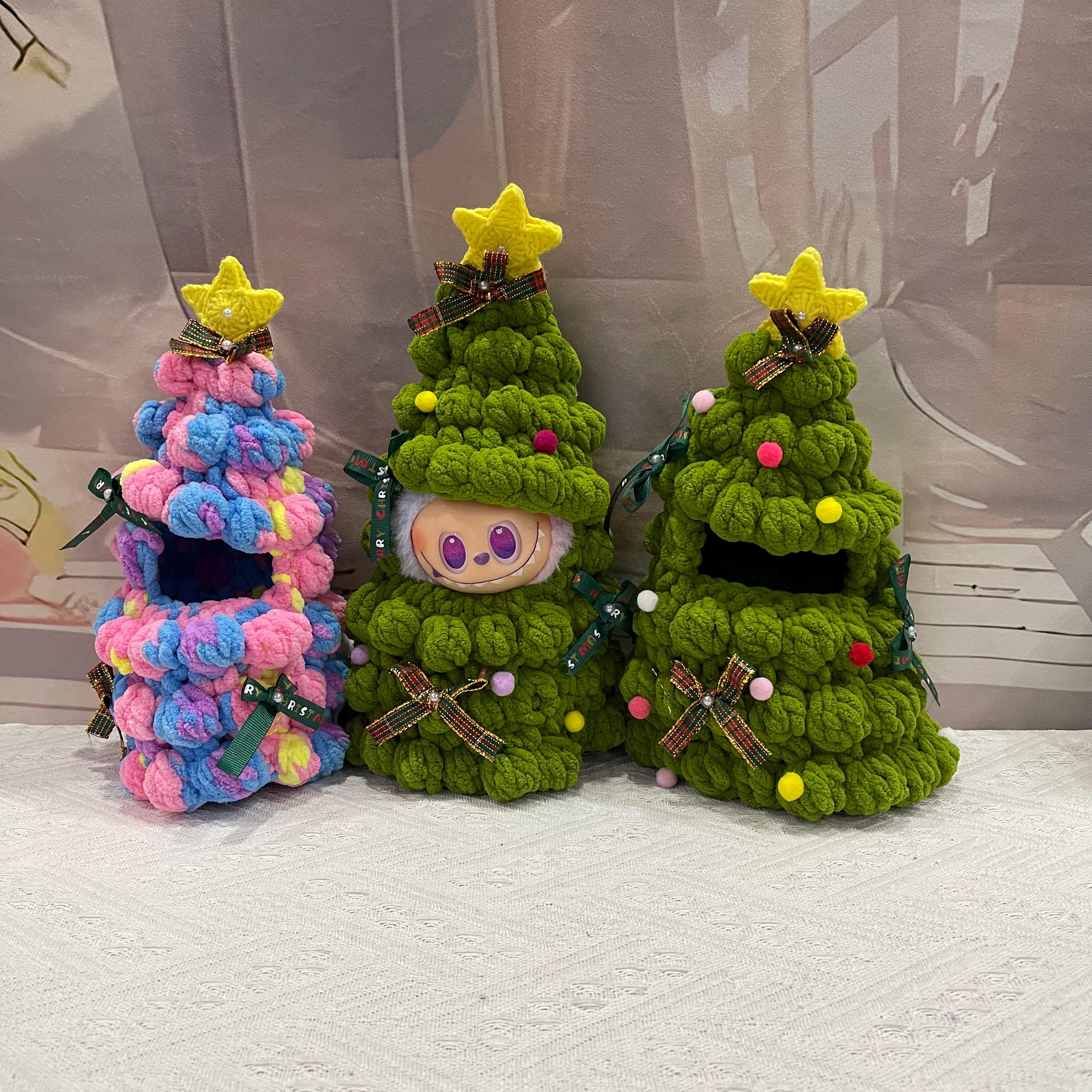 Abito Labubu all'uncinetto/Vestito Labubu/Cappello Labubu/Vestiti Labubu/Fatto a mano/Natale fai da te