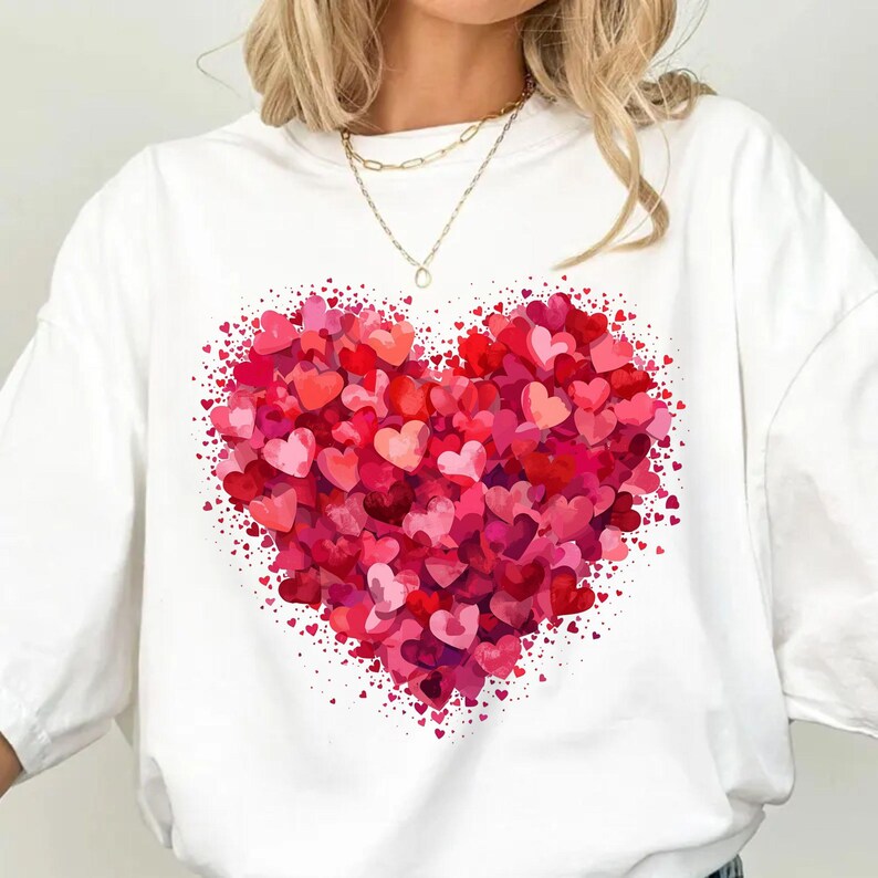 Valentines Day Heart Png, Valentine Hearts Brushstroke Png, Valentines ...