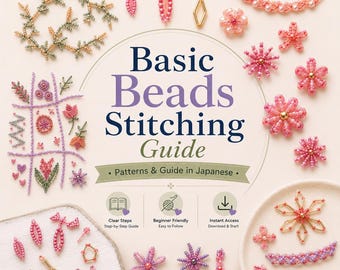 Basic Beads Stitching Guide | PDF Guide | Simple Japanese Guide