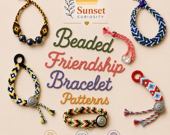 Beaded Friendship Bracelet Patterns | PDF Guide | Friendship Bracelet | Simple Japanese Guide
