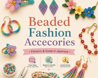 Beaded Fashion Accecories | PDF Guide | Simple Japanese Guide