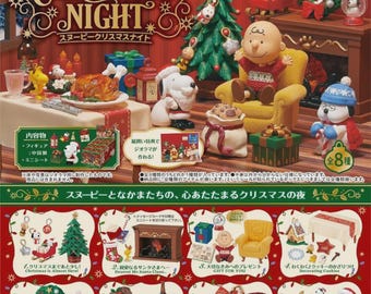 Re-ment Dollhouse - Miniature Snoopy's Christmas Night - Single