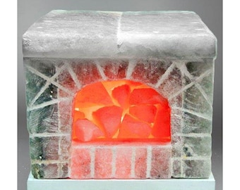 Natural Himalayan Salt Lamp – Crystal Rock Night Light – Air Purifying Home Decor
