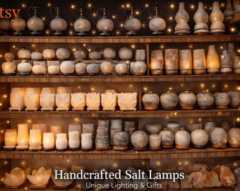 Double Heart Himalayan Salt Lamp, Natural Crystal, Romantic Amber Glow, Home Decor