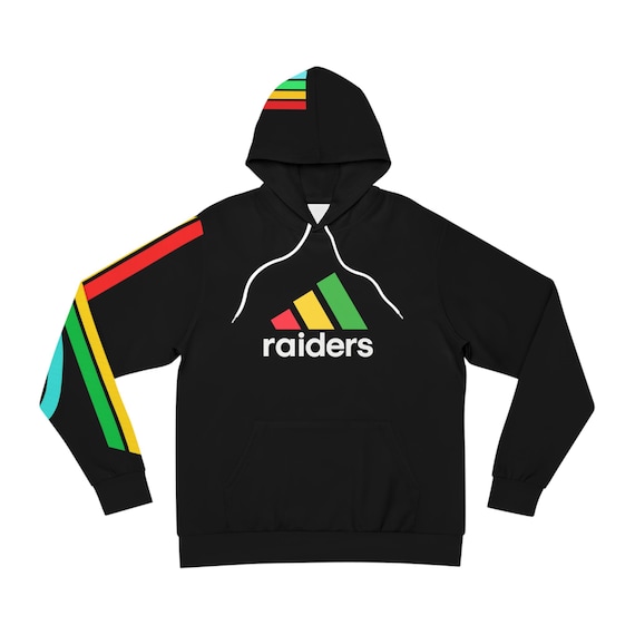 ARC Raiders Mock Adidas Graphic Hoodie - Retro Stripe Sleeve
