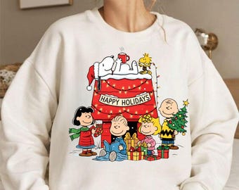 Christmas Snoopy and Friend Png, Woodstuck Png, Cute Dog Png, Charlie Brown Png, Peanuts Svg, Christmas Cartoon Dog Png, Holiday Season Png