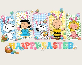 Snoop Ostern PNG, Ostern Beagle PNG, Snoopy Ostereier PNG, Erdnüsse Ostern PNG, Frühlingsferien Digitaler Download