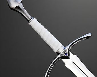 Hand Forged Medieval Longsword, Knight Broad sword, Handmade Stainless Sword With Scabbard