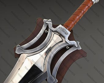 Réplica artesanal de la Espada de Poder de Hee-Man: Espada Maestra del Universo de 40 pulgadas, forjada a mano con funda.