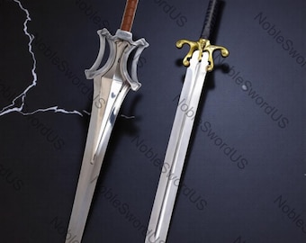 Handmade Hee-Man Power Sword Replica: 40" Master Sword of Universe Hand Forged Sword Set With Sheath
