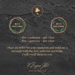 Monstre rose Brick Stitch Boucles d'oreilles motif PDF Perle de rocaille Miyuki dessin animé inspiré image 2