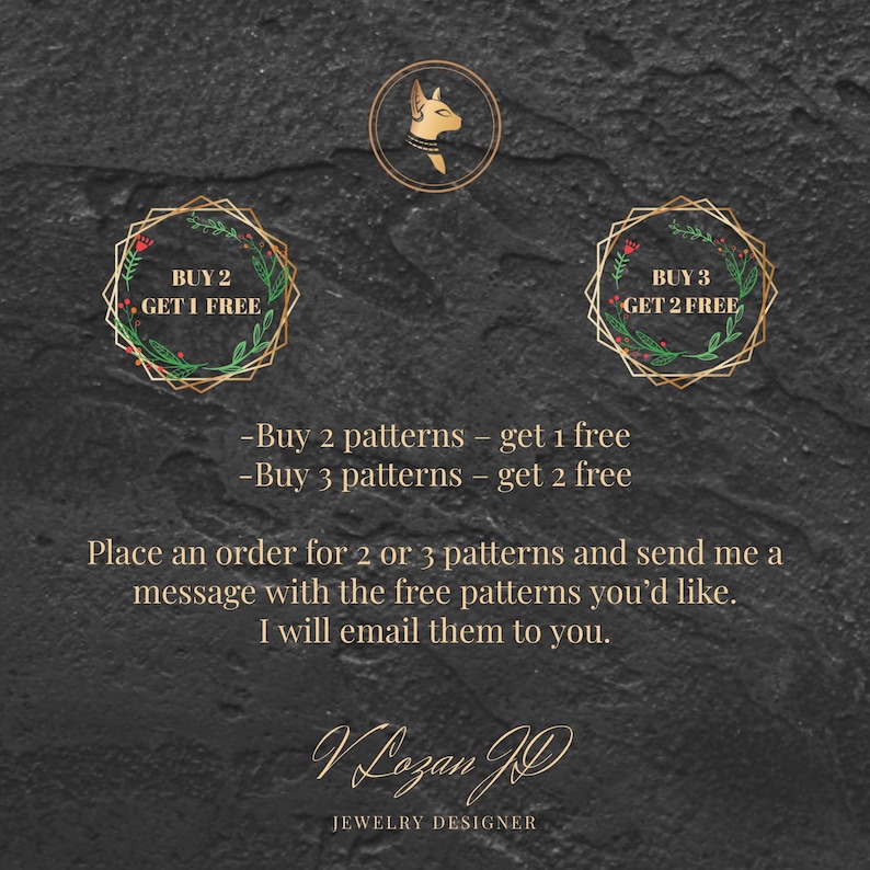 Monstre rose Brick Stitch Boucles d'oreilles motif PDF Perle de rocaille Miyuki dessin animé inspiré image 2