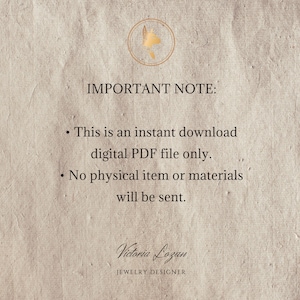 important note-no physical items will be sent