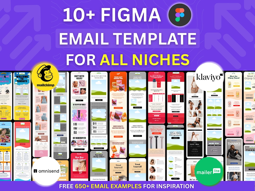 free email templates for businesses services use cases... 10+ Email Template Figma for All Niches Email Marketing Campaign ...