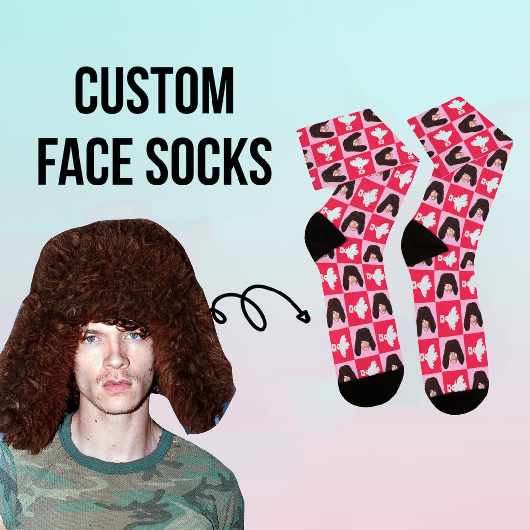 Custom Funny Socks With Photo, Personalized Face Socks With Picture ...