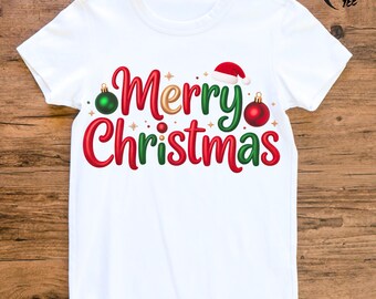 Merry Christmast glitter png, kerstbling shirtontwerp, glittersublimatie png, print vakantie T-shirt, feestelijke download, citaat png