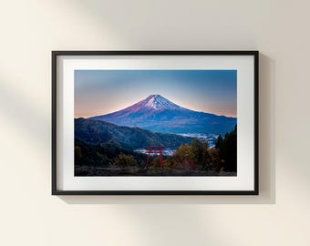 Japan Photo Poster: Sunrise at Mt. Fuji I Fine Art Print