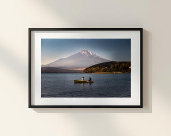 Japan Photo Poster: Lake Kawaguchi, Mt. Fuji I Fine Art Print