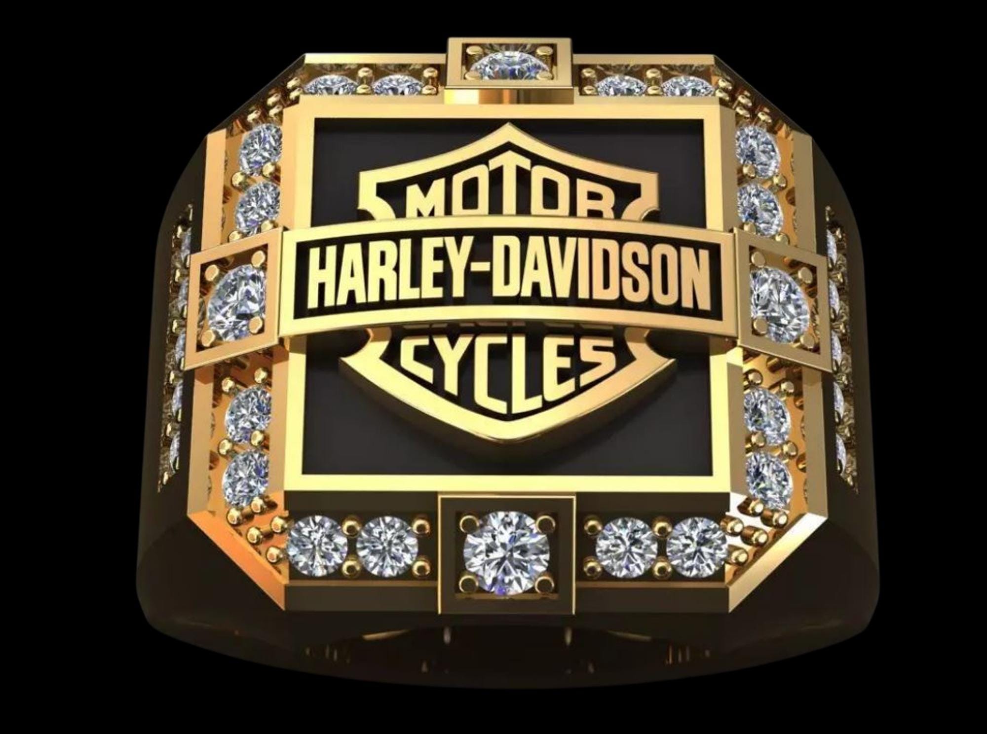 Harley davidson gold emblems - Etsy 日本