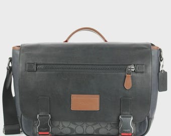 Vintage Coach Beekman 5266 Briefcase Men Black Career Suitcase !no