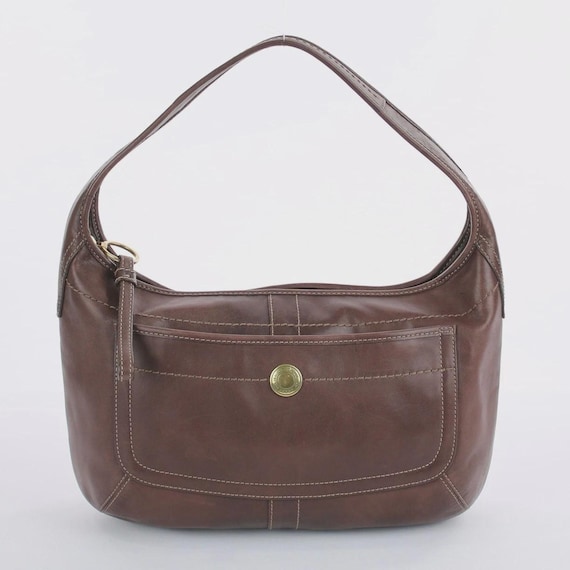 Coach Ergo Brown Leather Shoulder Bag Y2K Vintage Hobo - Etsy
