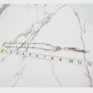 Brighton Silver Tone Beaded Toggle Necklace with Drop Charms image 8