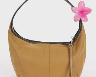 Vintage 90s Coach Ergo Brown Leather Flap Bag | Authentic Designer