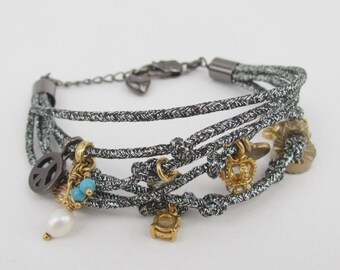 Juicy Couture Metallic Cord Bracelet