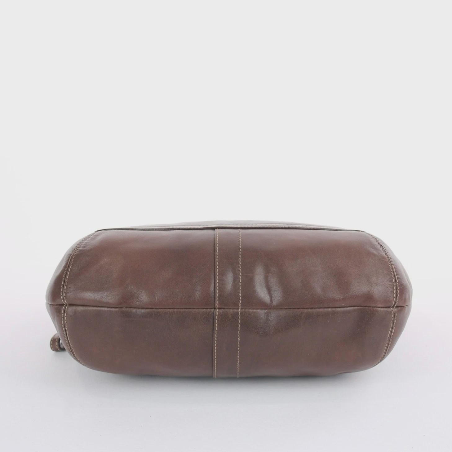 Coach Ergo Brown Leather Shoulder Bag Y2K Vintage Hobo - Etsy