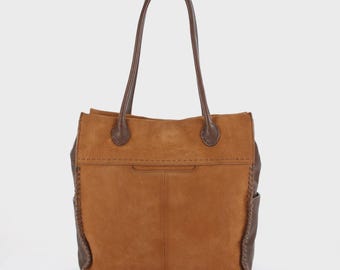 Hobo Lure Tote Walnut Leather