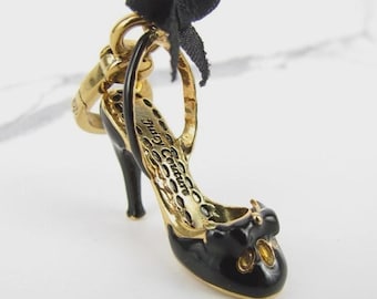 Juicy Couture Blcak Heel Evening Shoe Charm