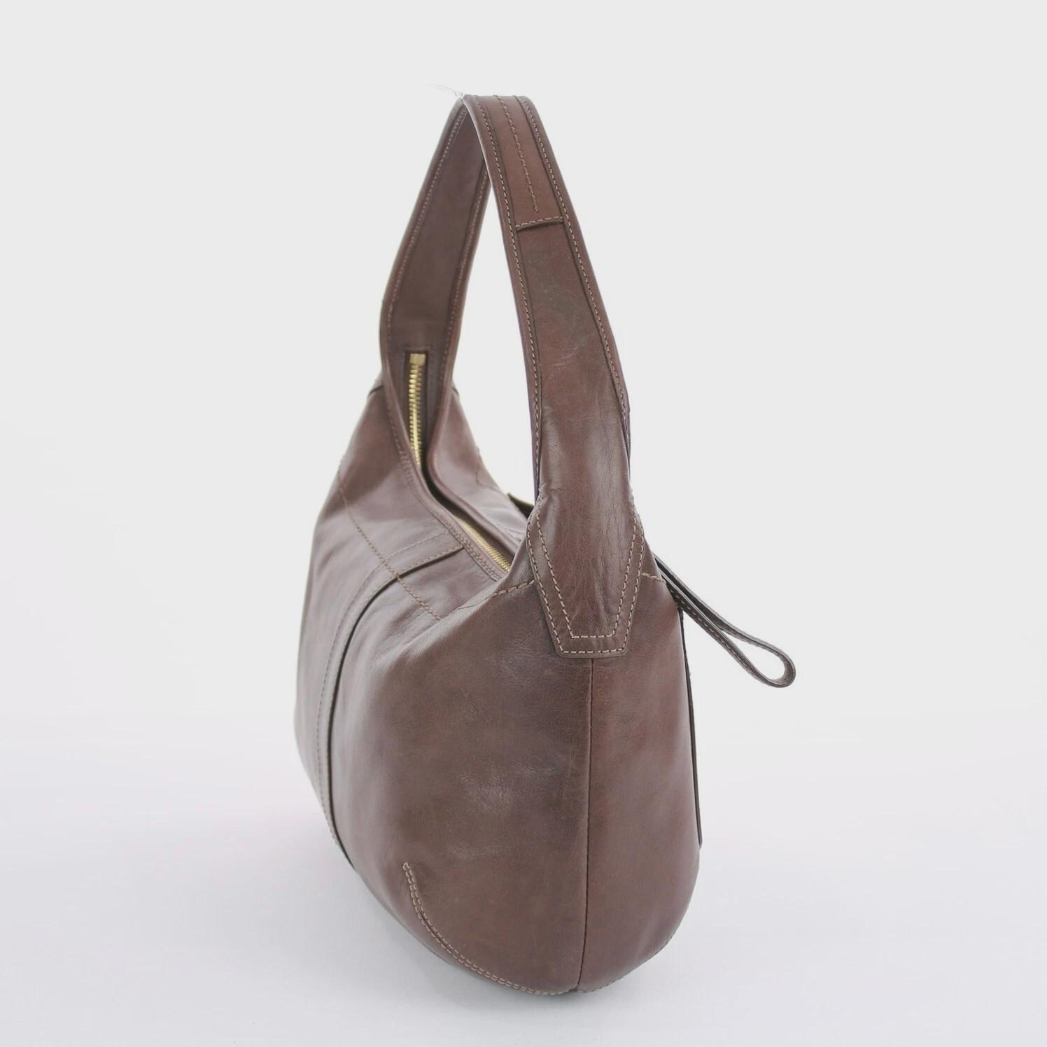 Coach Ergo Brown Leather Shoulder Bag Y2K Vintage Hobo - Etsy