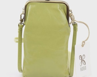 NWT Hobo Melody Green Leather Crossbody Bag